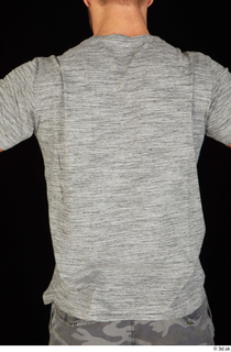 Larry Steel casual dressed grey t shirt upper body 0005.jpg